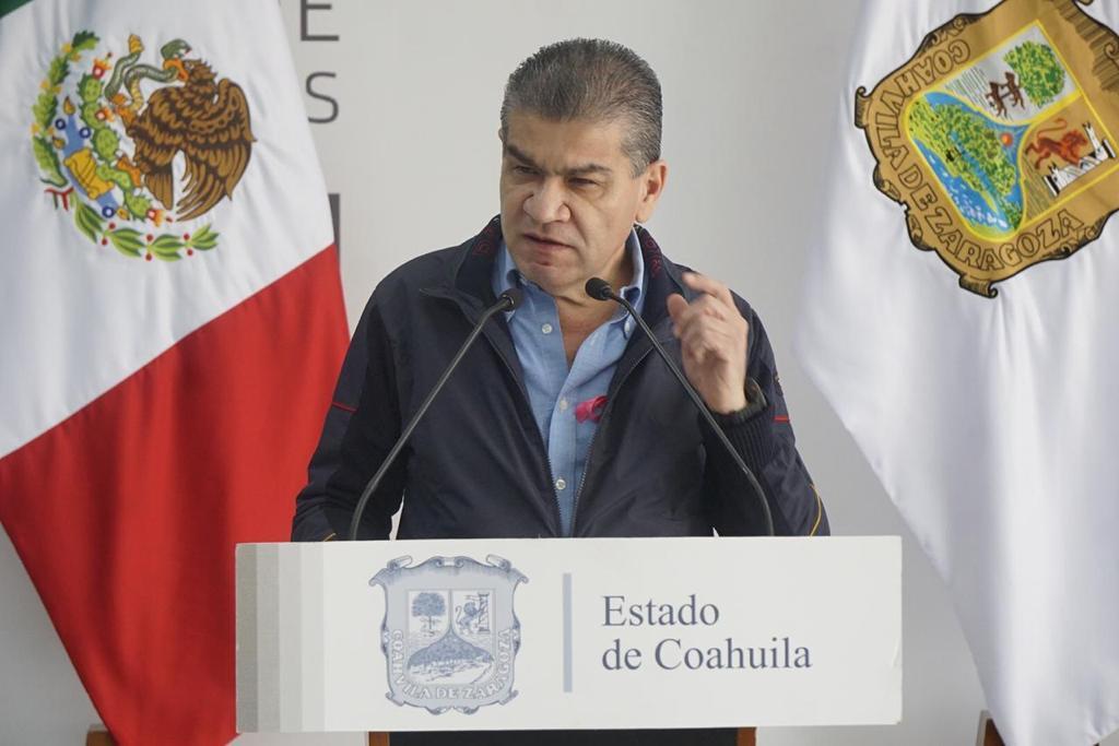El gobernador del estado, Miguel Ángel Riquelme Solís, indicó que Coahuila deberá de buscar nuevos esquemas de financiamiento, debió a la disminución del presupuesto 2021.(ARCHIVO)