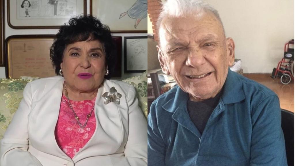 Carmen Salinas, se encuentra de luto por el fallecimiento de su hermano Jorge, quien radicaba en la ciudad de Torreón. (ESPECIAL)
