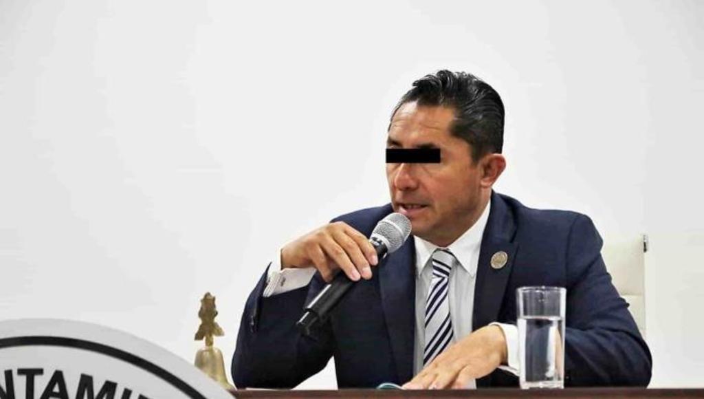 El expresidente de Tepeapulco, Hidalgo, Alfonso Delgadillo, fue vinculado a proceso por un juez de control por los delitos de asalto equiparado agravado y robo en agravio de la alcaldía, por lo cual se le dictó como medida cautelar la prisión preventiva. (CORTESÍA)