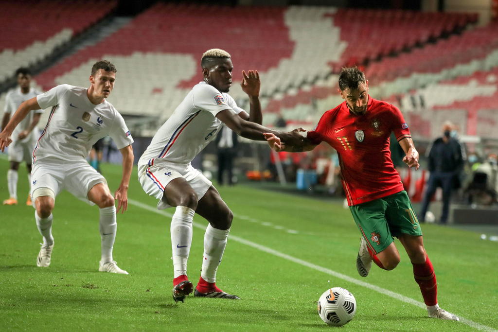 Un gol de N'Golo Kanté mandó este sábado a Francia a la fase final de la Liga de Naciones y tumbó a la vigente campeona del torneo, una Portugal liderada por Cristiano Ronaldo y João Félix que no consiguió imponerse al dominio galo. (ARCHIVO)