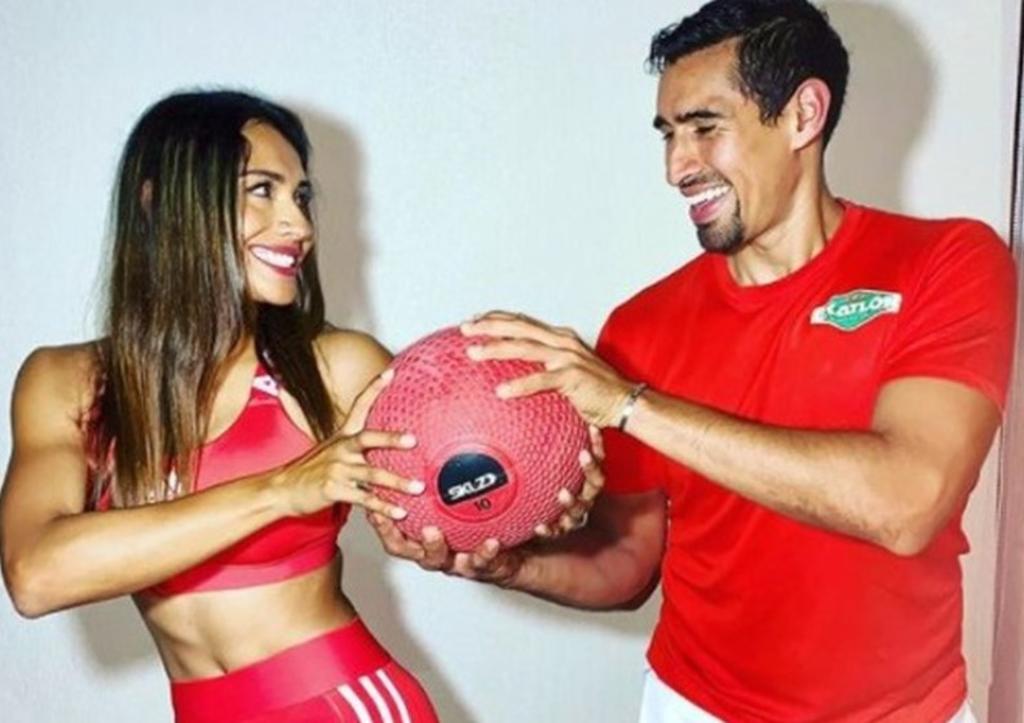 Este fin de semana Pato Araujo y Zudikey Rodríguez, atletas que se conocieron por medio de la segunda temporada de Exatlón México unieron sus vidas en una transmisión especial. (Especial) 