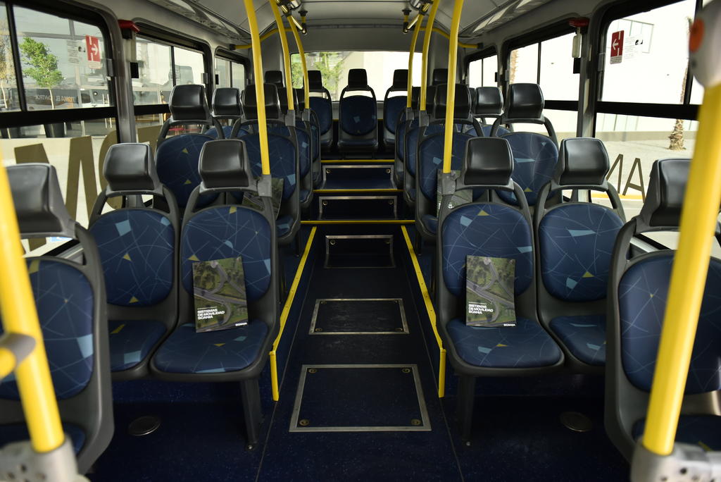 Las unidades para el Metrobús son de mayor tamaño y cuentan con mejor ventilación. 
