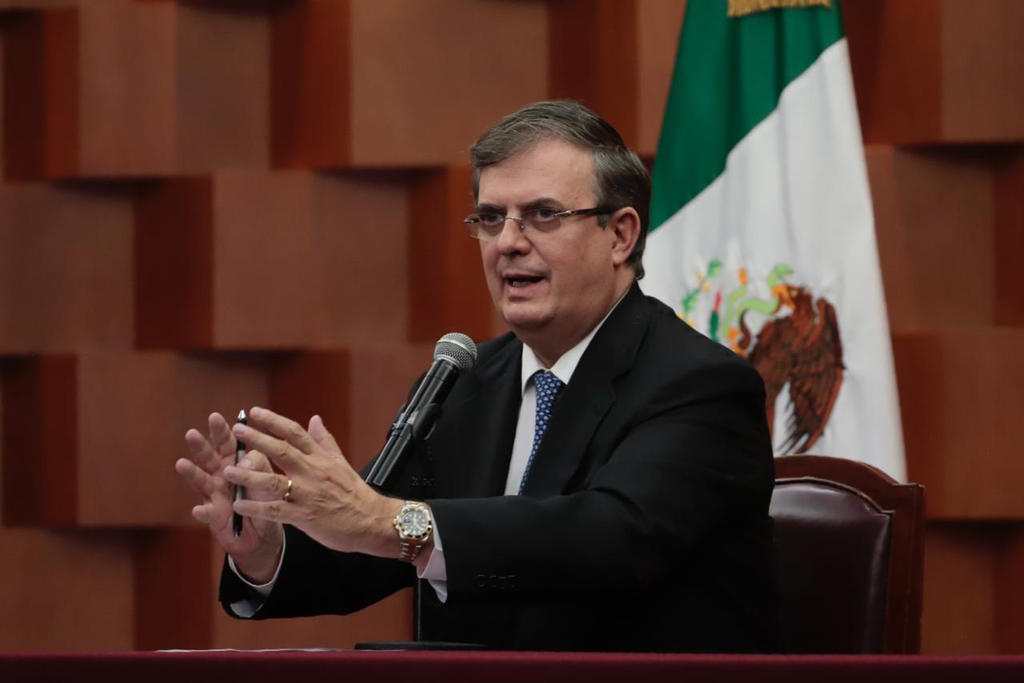 El canciller Marcelo Ebrard ofreció una conferencia de prensa para detallar sobre el acuerdo de las Fiscalías de Estados Unidos y México para retirar los cargos contra el general Salvador Cienfuegos. (EL UNIVERSAL)