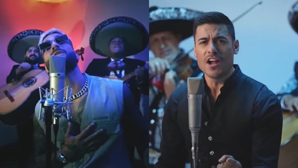  Maluma advirtió a sus seguidores mexicanos que pronto les daría una sorpresa; nueve días después él y Carlos Rivera han revelado un adelanto de su colaboración musical.  (ESPECIAL)