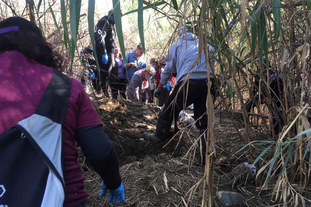 Buscadoras por la Paz de Hermosillo y Rastreadoras de Ciudad Obregón encontraron este sábado 21 de noviembre, 14 cadáveres enterrados en fosas clandestinas. (ARCHIVO)
