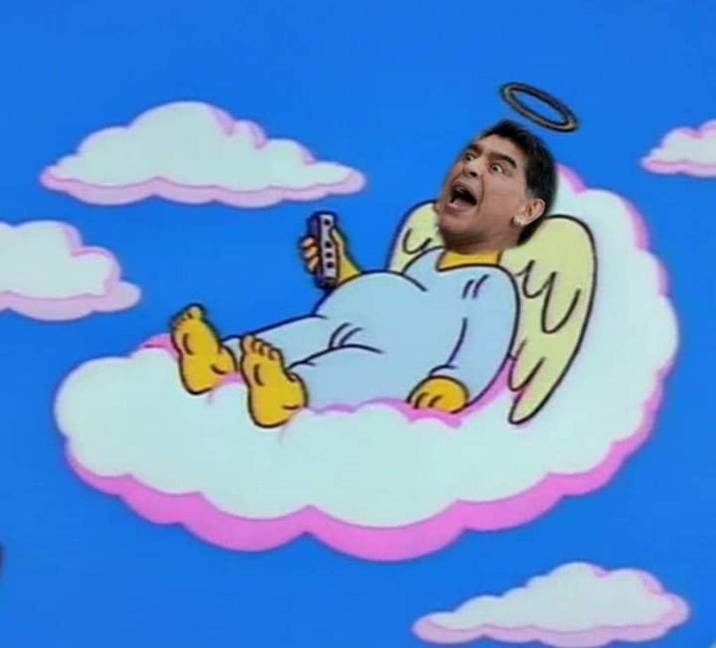 Con humor, internautas se despiden del exfutbolista argentino Diego Armando Maradona (CAPTURA)