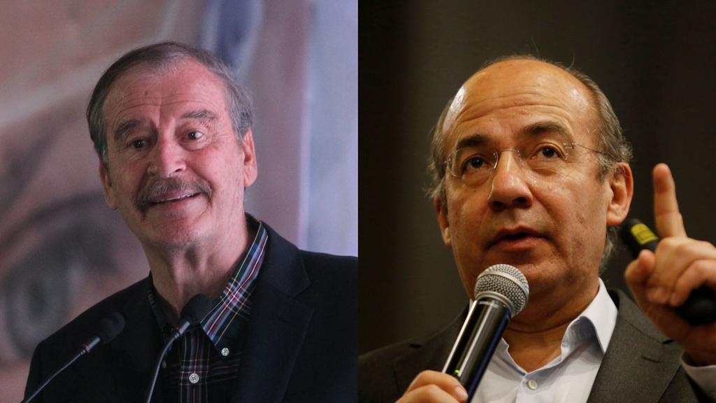 Este sábado los expresidentes, Vicente Fox Quesada y Felipe Calderón regresarán al Partido Acción Nacional (PAN). (ARCHIVO)
