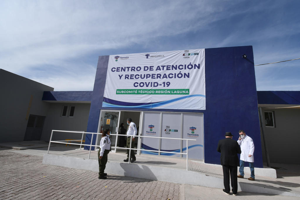 Se abrió oficialmente el Centro de Atención y Recuperación de COVID-19 en la Unidad Deportiva de Torreón, proyecto que ha sido producto de la coordinación entre autoridades estatales y municipales.
(FERNANDO COMPEÁN)