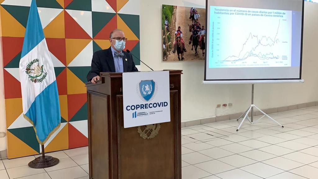 El director ejecutivo de la Comisión Presidencial de Atención a la Emergencia COVID-19 (Coprecovid) de Guatemala, Edwin Asturias, anunció este martes su renuncia al cargo que desempeñó desde el pasado 19 de mayo. (ESPECIAL) 
