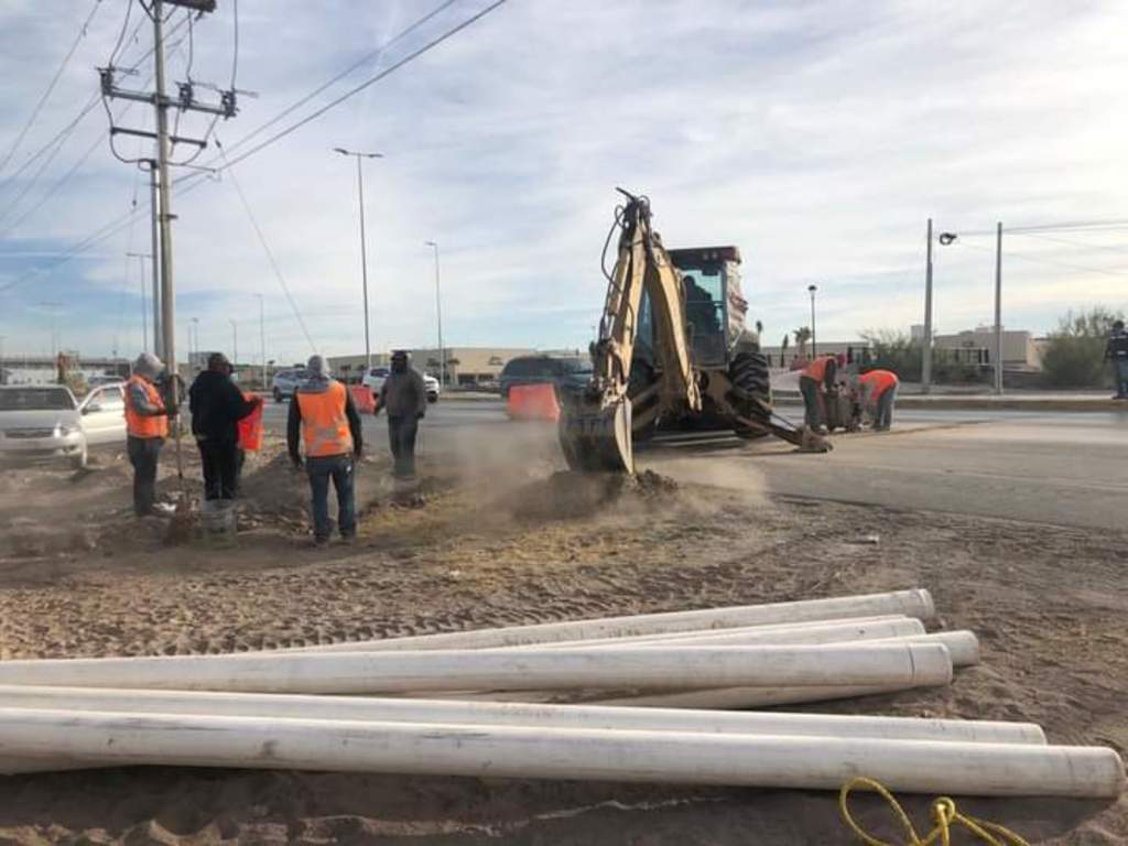 Hoy finalizan las obras en la carretera Torreón - San Pedro a cargo de Obras Públicas. (CORTESÍA)