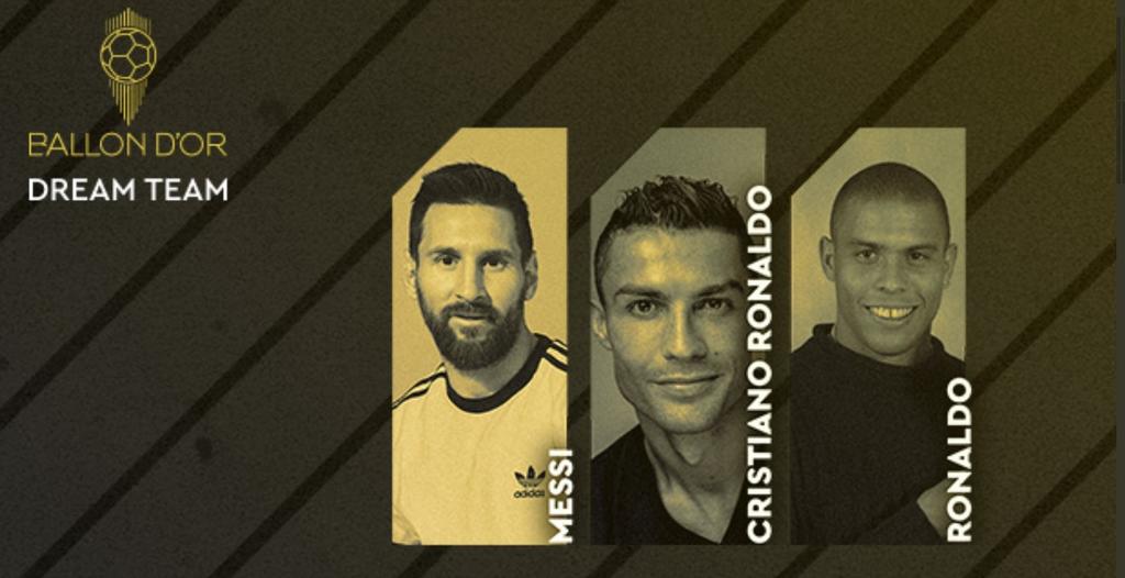 Xavi Hernández, Diego Maradona, Pelé, Leo Messi y Ronaldo Nazario integraron este lunes el Balón de Oro de France Football al mejor equipo de la historia del fútbol, con el que la revista francesa eligió a los once jugadores de esa formación ideal. (ESPECIAL)