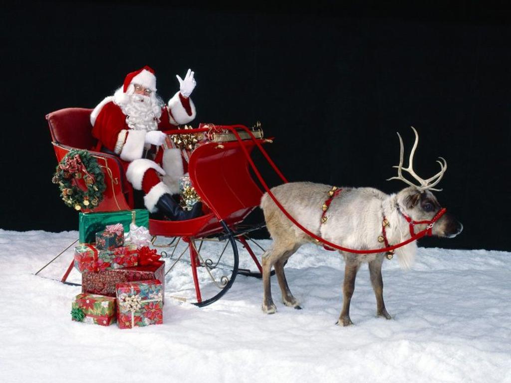 Este Santa Claus tenía planeado recorrer las calles dando regalos a  los niños. (INTERNET)