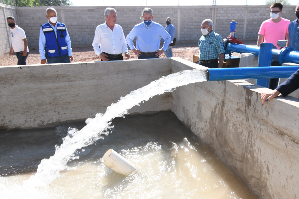 El alcalde Jorge Zermeño destacó los trabajos que se han realizado para mejorar el abasto de agua potable durante este año.