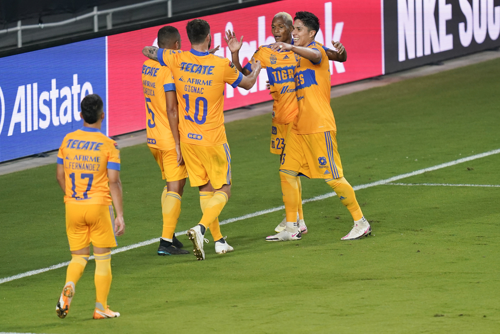 Tigres goleó 4-0 al NYFC y se metió a las semifinales de la 'Concachampions' tras imponerse con un 5-0 global. (AP)