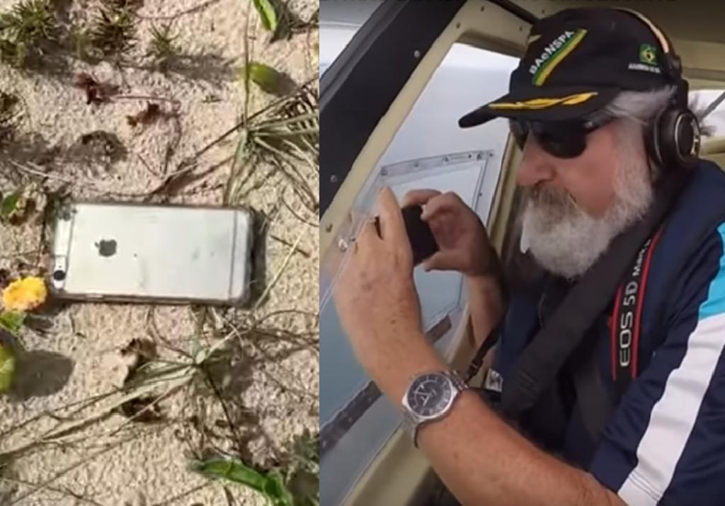 El dueño rastreó el celular hasta una playa de Brasil usando el GPS. (INTERNET)