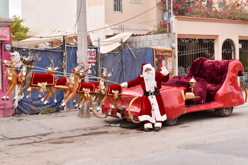 La Comarca Lagunera tiene su propio Santa Claus y ese es Jesús Octavio González Coronado. (EL SIGLO DE TORREÓN/ Erick Sotomayor)