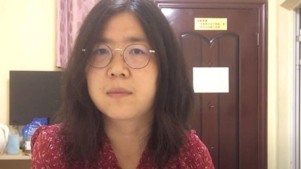 La periodista ciudadana china Zhang Zhan fue condenada hoy a cuatro años de prisión por 'provocar altercados y buscar problemas' debido a sus informaciones sobre el primer brote del coronavirus en Wuhan (centro de China), informó hoy el diario hongkonés Apple Daily. (Especial) 
