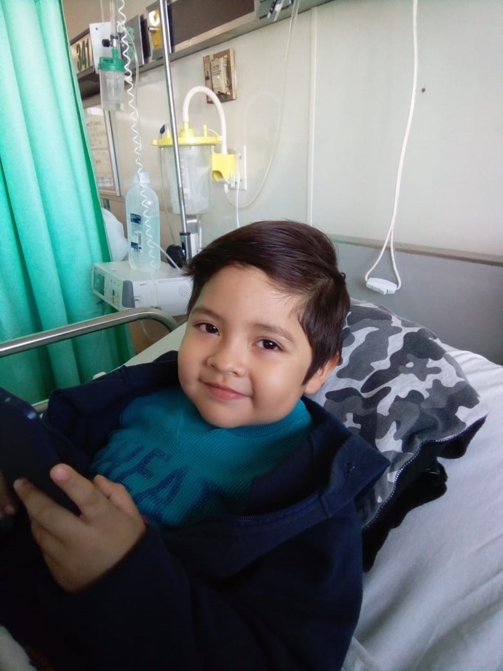 El pequeño Bruno, de cuatro años de edad, padece de una enfermedad muy rara y su familia organiza actividades para apoyarlo. (CORTESÍA)