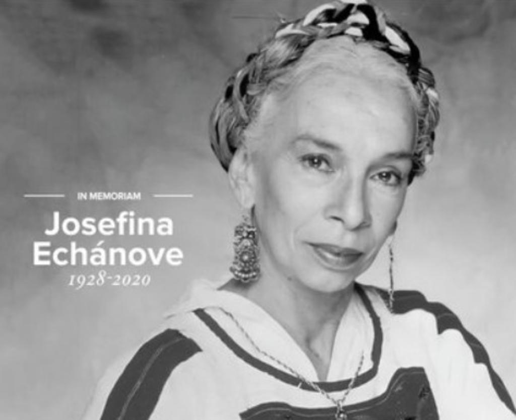  A Josefina Echánove sus hijos le llamaban la Reina Madre. La actriz fue el origen de una dinastía artística en el que había otro actor, Alonso Echánove; una periodista y conductora, Peggy, y una cantante, María del Sol. (Especial) 