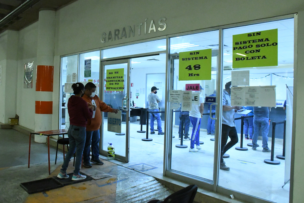 El sistema electrónico no está disponible desde el pasado lunes.