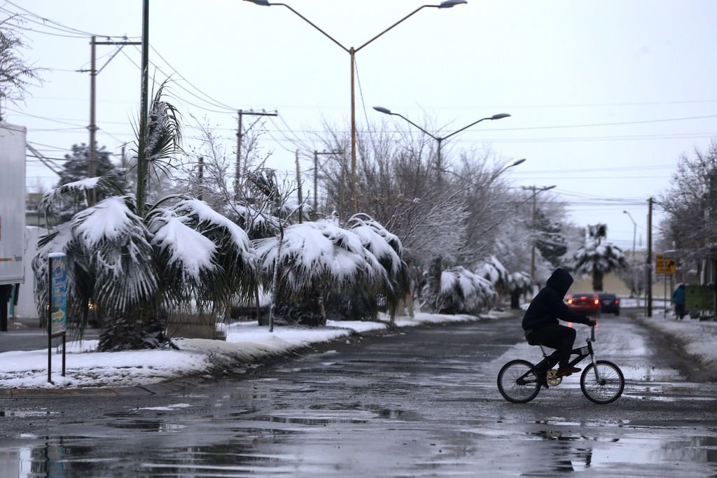 En Chihuahua, las temperaturas llegaron a menos 11 grados, y tramos carreteros fueron cerrados. (ARCHIVO) 