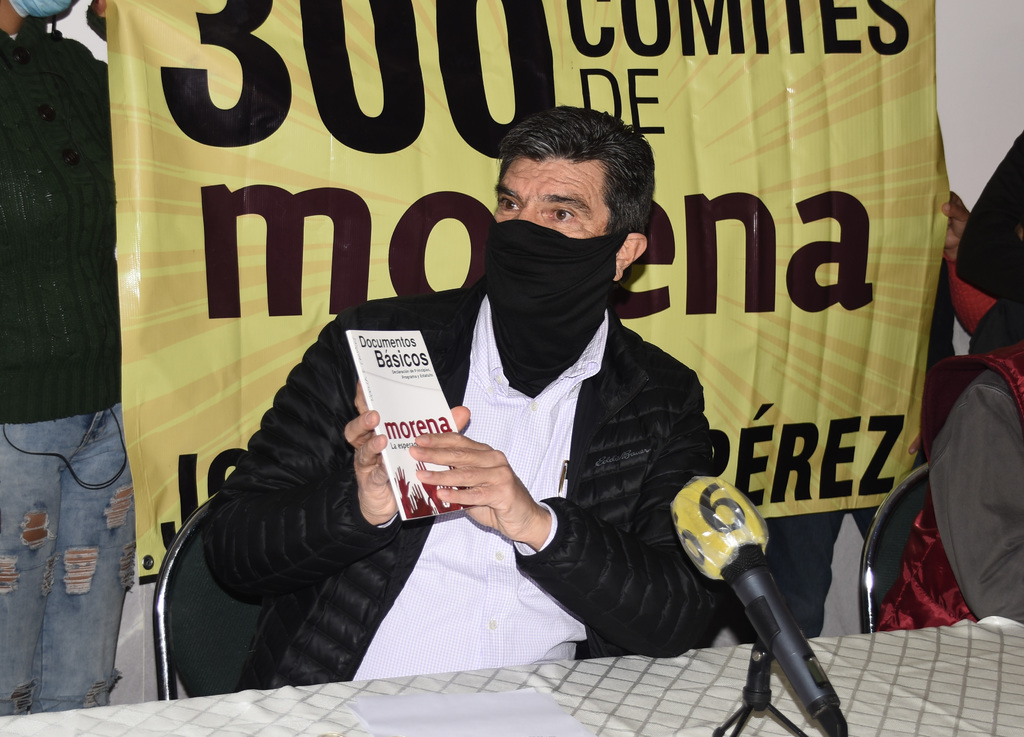 José Ángel Pérez indicó que no tendrá impedimento para ser electo como candidato de Morena pese a no ser militante formal. (JESÚS GALINDO)