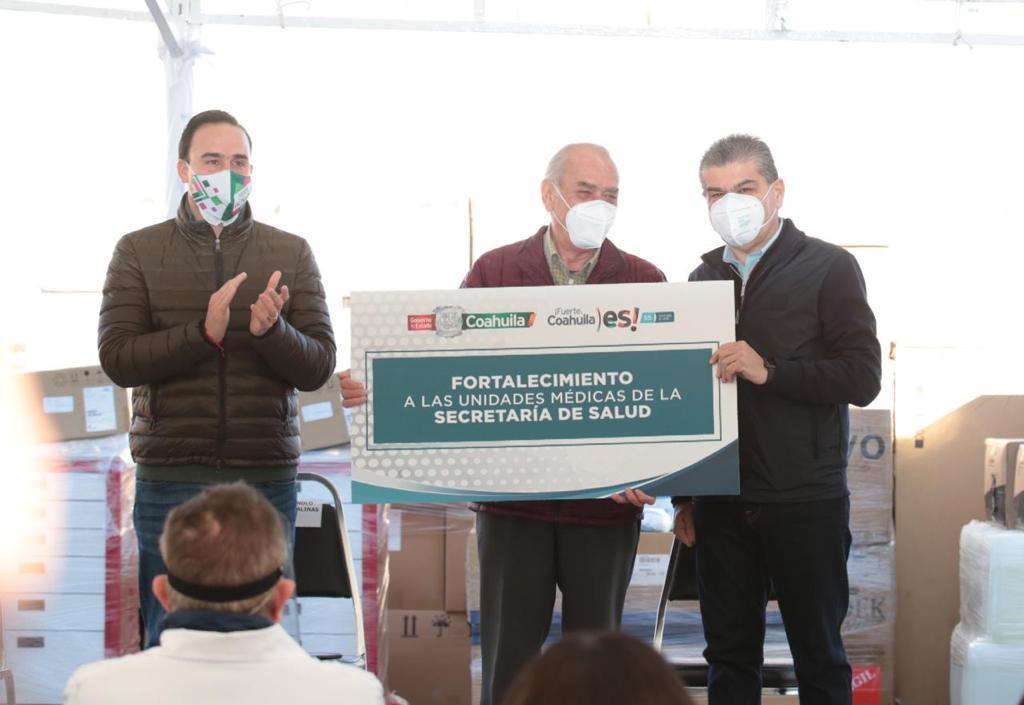 El Gobierno de Coahuila entregó equipamiento para la salud con una inversión de 132 millones de pesos.