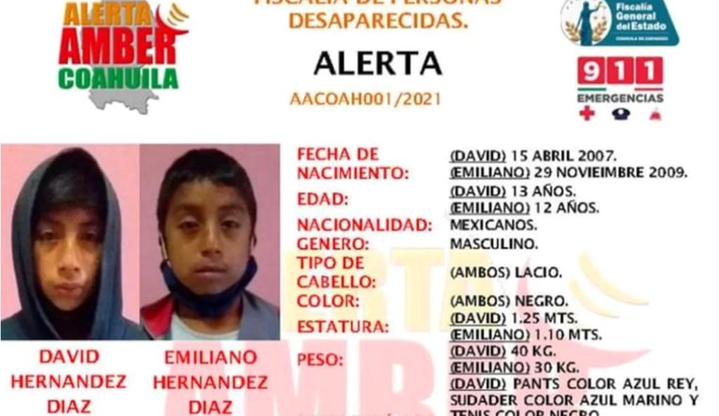 Emiliano y David, dos hermanitos de 12 y 13 años edad, respectivamente, quienes dijeron ser originarios del Estado de Chiapas, son buscados por la policía para regresarlos con su familia. (ARCHIVO)