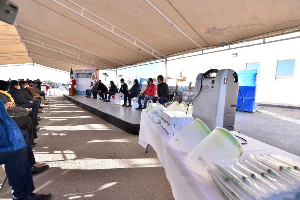 Ayer viernes comenzó la entrega de vales de equipo médico a hospitales de la región Lagunera.