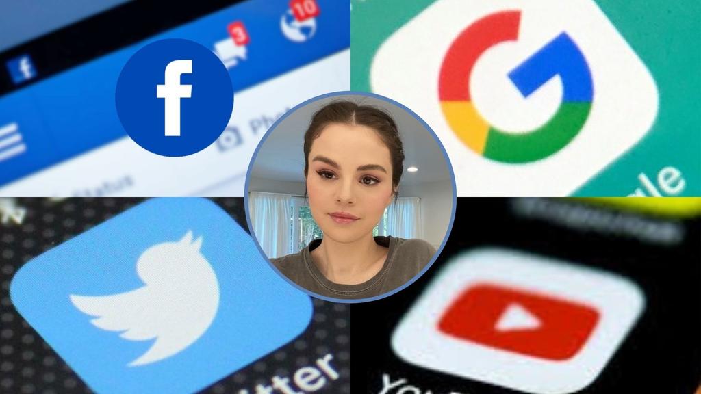Selena Gomez cree que gran parte de la culpa por el violento ataque al Capitolio de Estados Unidos le corresponde a las llamadas Big Tech, las Grandes de la Tecnología como Facebook, Twitter, Google y YouTube.  (ESPECIAL) 
