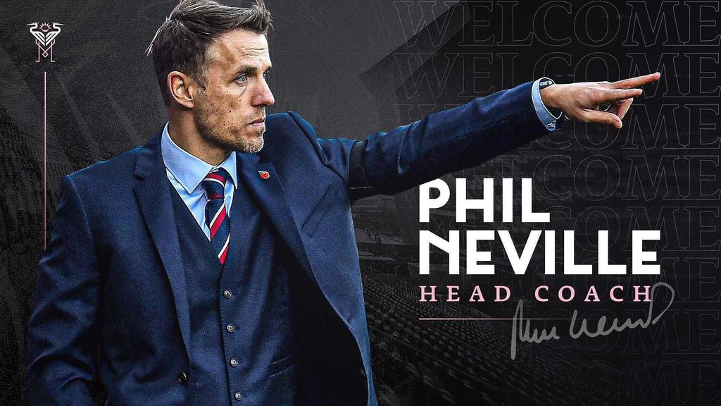 El club Inter Miami CF hizo oficial este martes el fichaje de inglés Phil Neville como su nuevo entrenador, tras semanas de rumores que lo ponían al frente de este equipo de la Major League Soccer (MLS) de Estados Unidos. (ESPECIAL)
