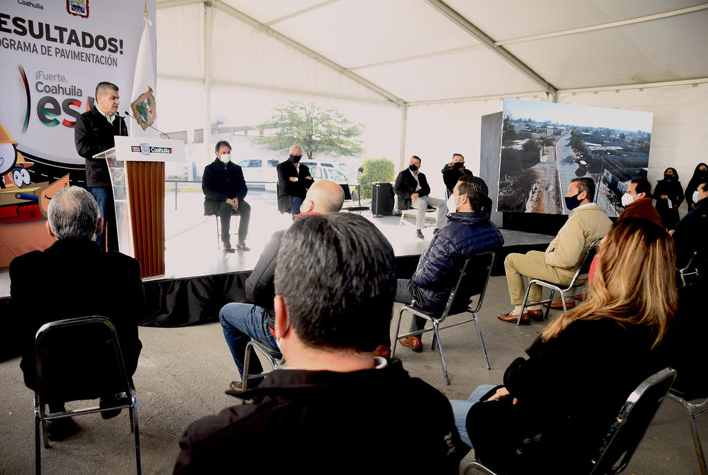 Entregaron este lunes proyectos de pavimentación en Torreón por más de 55 millones de pesos, esto mediante el esquema 'Vamos a Michas'. (JESÚS GALINDO)