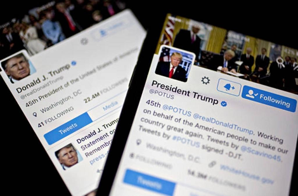 La cuenta presidencial en Twitter que ocupaba Donald Trump, ahora pasará a manos de Joe Biden (ESPECIAL)