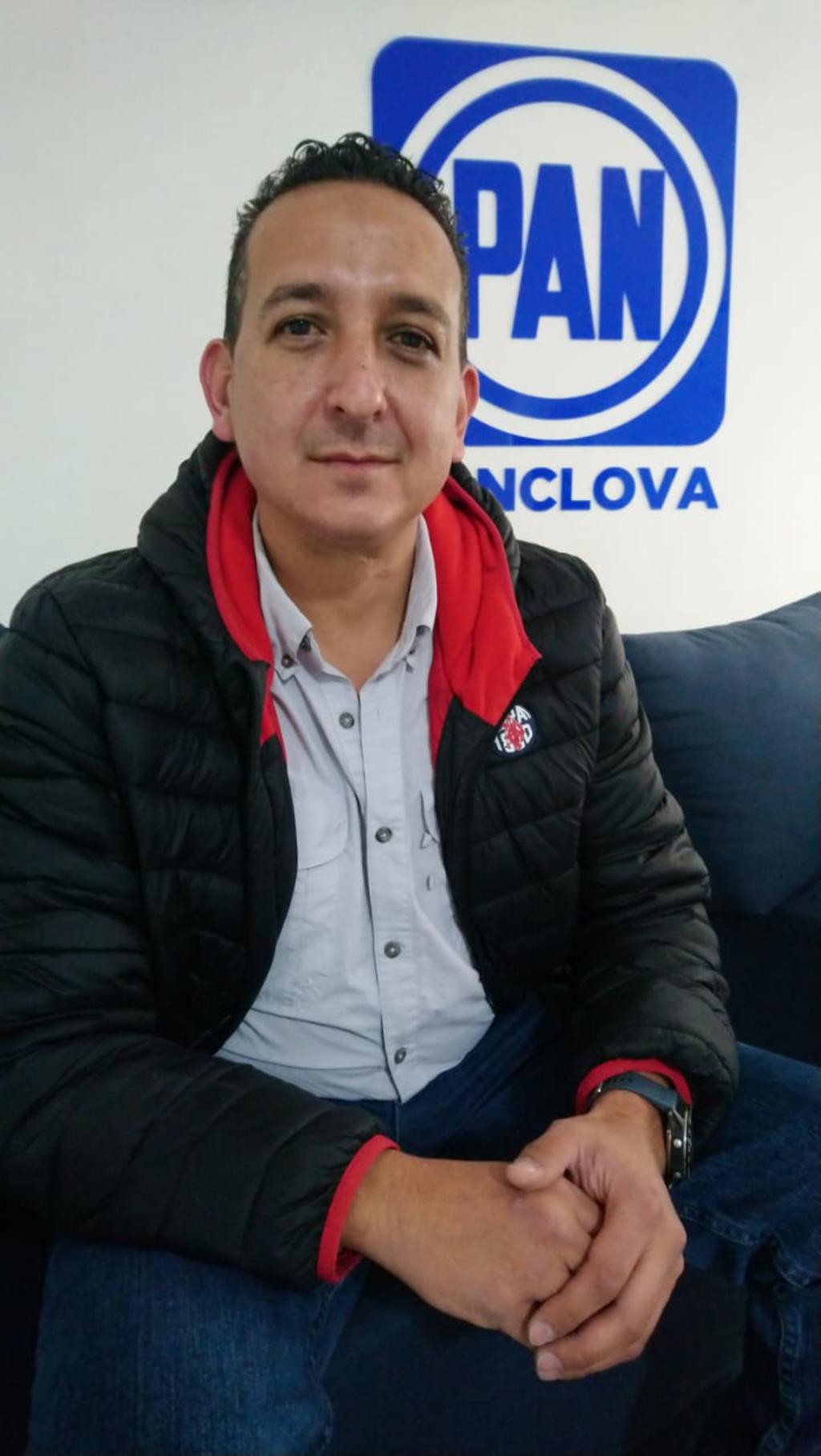 Presidente del Comité local del Partido Acción Nacional, Erik Alberto Ramos Treviño.