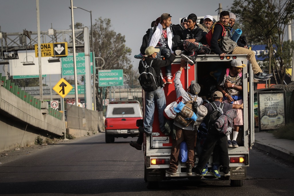 Ante la caravana migrante, estiman que lleguen más personas de Centroamérica.