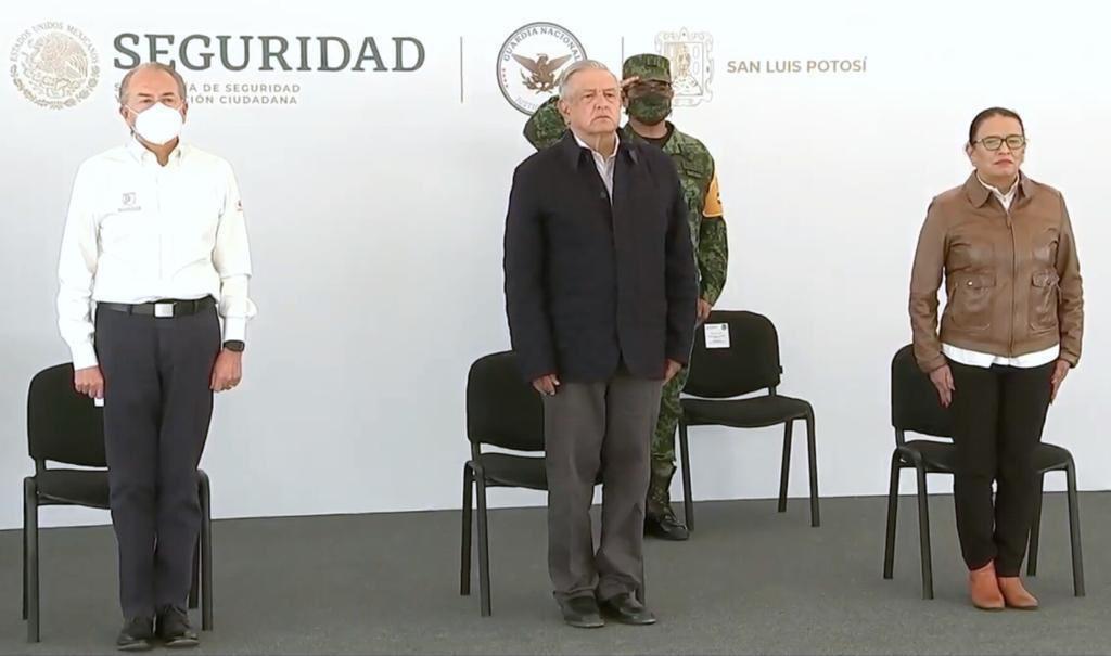 Tras la visita del presidente López Obrador a San Luis Potosí, el general de la 12 zona militar, Guzmar Ángel González, dio positivo a COVID-19 en una prueba antigénica. (TWITTER)
