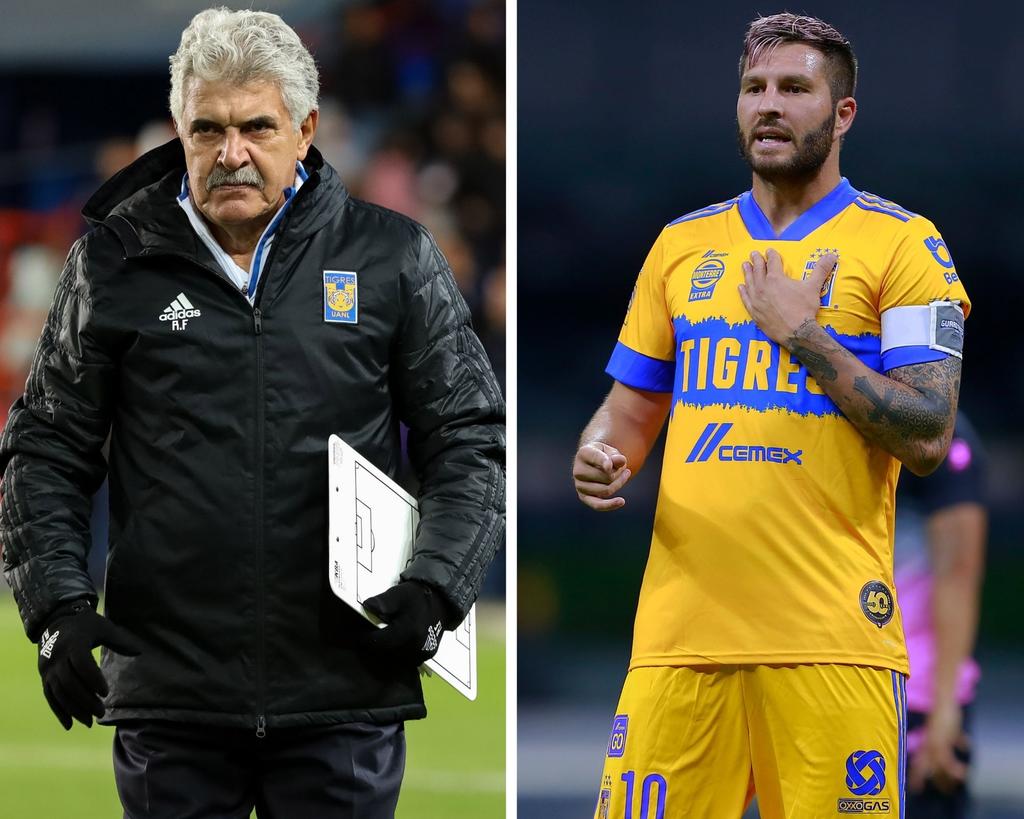 Ricardo Ferretti, técnico de los Tigres, concedió una entrevista en la que habló de André-Pierre Gignac, pero lo hizo hablando portugués. (AGENCIAS)
