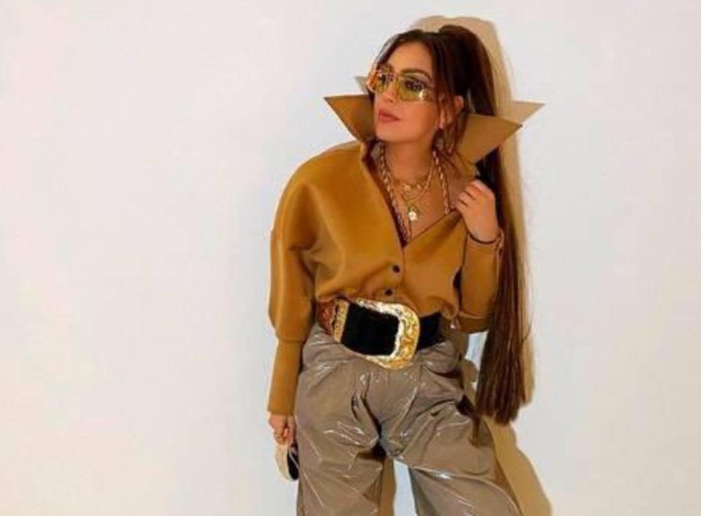 Esta tarde el nombre de Thalía se convirtió en una de las primeras tendencias a nivel nacional en Twitter por el 'gran cinturón' que utilizó en uno de sus posts de Instagram. (Instagram) 