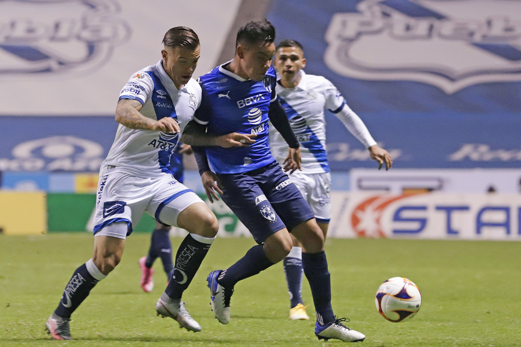 En el partido que cerró la jornada cuatro del Guardianes 2021, Puebla y Rayados igualaron a cero en la cancha del Estadio Cuauhtémoc. (JAM MEDIA)