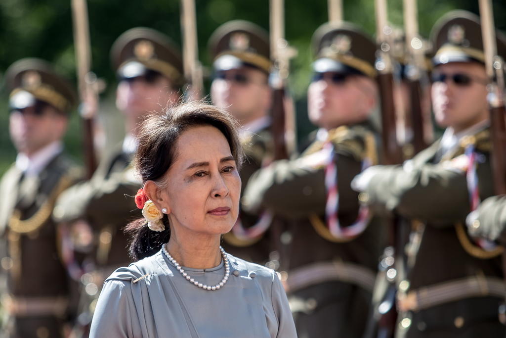 El Consejo de Seguridad de la ONU reclamó este jueves la liberación de la líder electa de Birmania, Aung San Suu Kyi, y expresó su preocupación por la situación en el país, pero evitó condenar el golpe protagonizado por los militares. (ARCHIVO) 
