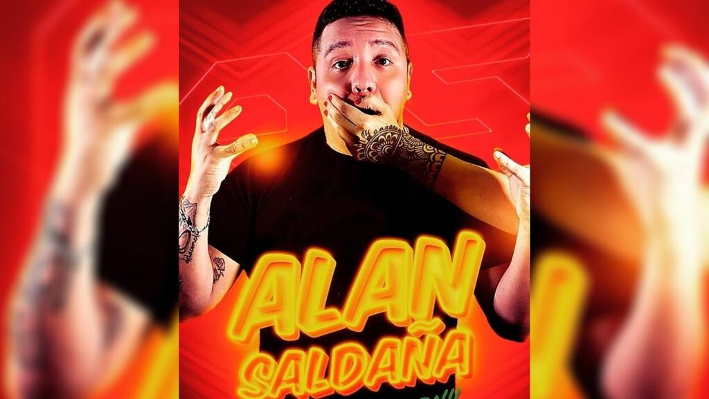 En unos días. El comediante, Alan Saldaña, se presentará el 19 de febrero en la ciudad de Torreón. (ESPECIAL) 