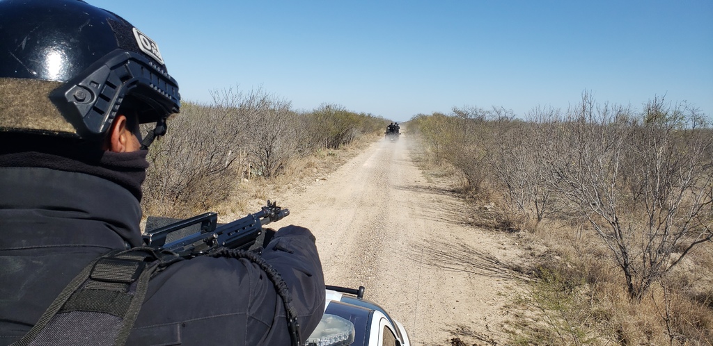 Las acciones de vigilancia se realizaron en las brechas y caminos de terracería de la región Norte de Coahuila, en especial donde están los límites con Nuevo León y Tamaulipas.