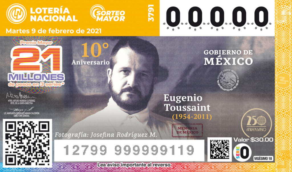 La noche de este martes cayó en la ciudad de Torreón el Primer Premio de la Lotería Nacional, con una bolsa de 7 millones de pesos para cada una de sus 3 series, en el Sorteo Mayor 3791. (TWITTER)