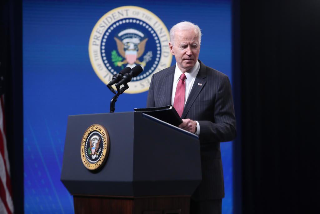 El presidente estadounidense, Joe Biden, anunció este miércoles la imposición de sanciones económicas a miembros del gobierno militar que tomó el poder la semana pasada en Birmania (Myanmar), a la vez que insistió en que los militares 'deben renunciar'. (ARCHIVO) 
