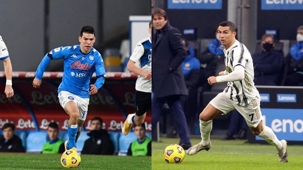  El Nápoles del mexicano Hirving Lozano jugará un clásico del fútbol italiano contra el Juventus este sábado en la Serie A. (ARCHIVO)