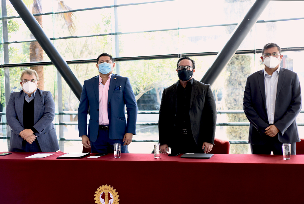 Las autoridades estuvieron presentes en la ceremonia virtual del Instituto Tecnológico Superior de Lerdo. (EL SIGLO DE TORREÓN)