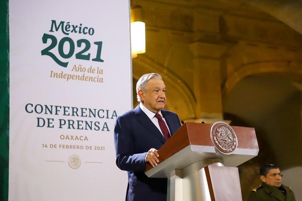 López Obrador ofrece una conferencia de prensa en la que se detalla el plan de vacunación contra el COVID-19. (TWITTER)
