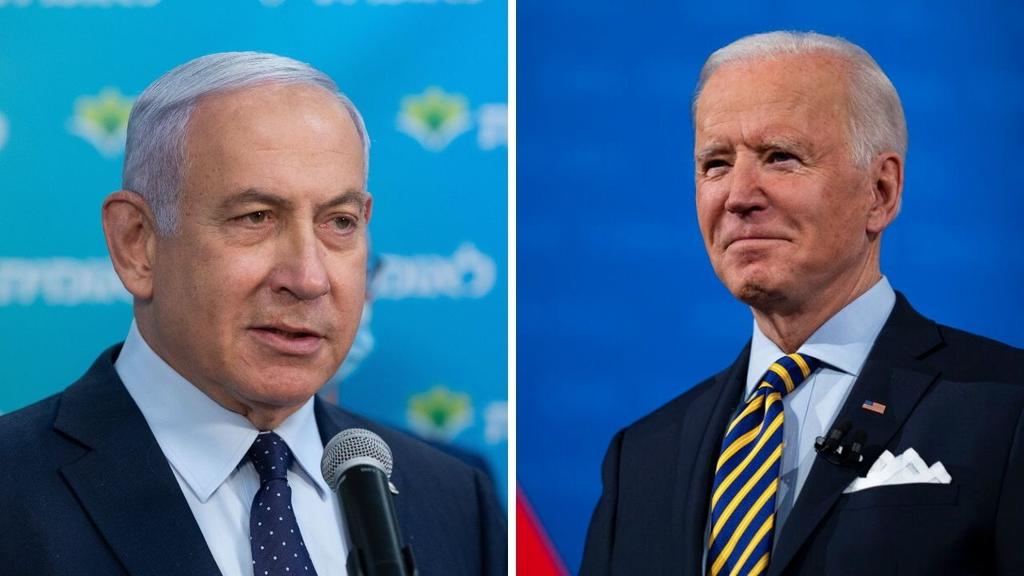  El presidente de EUA, Joe Biden, habló este miércoles con el primer ministro israelí, Benjamín Netanyahu, en la primera llamada telefónica que ambos mantienen desde que el demócrata asumió el cargo el pasado 20 de enero. (ESPECIAL)
