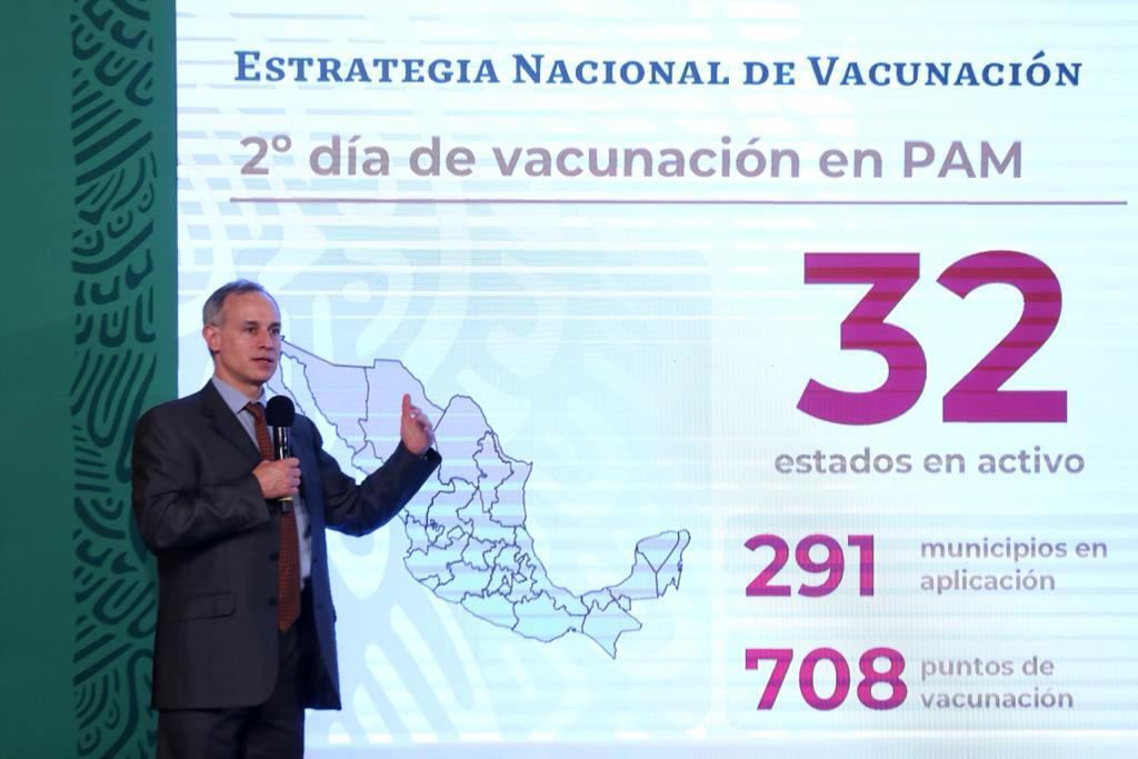 El subsecretario Hugo López-Gatell informó que el gobierno de México ya recibió la factura de la vacuna rusa Sputnik V. (EL UNIVERSAL)