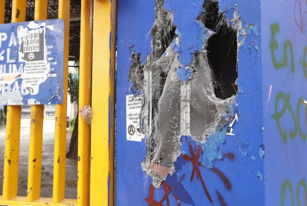 La UNAM levantó denuncias por robos y destrozos.